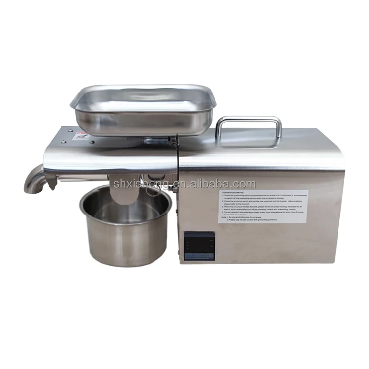 Cold pressing 3-7kg/h made in china coconut peanut sesame flaxseed moringa copra oil expeller machine in good prices