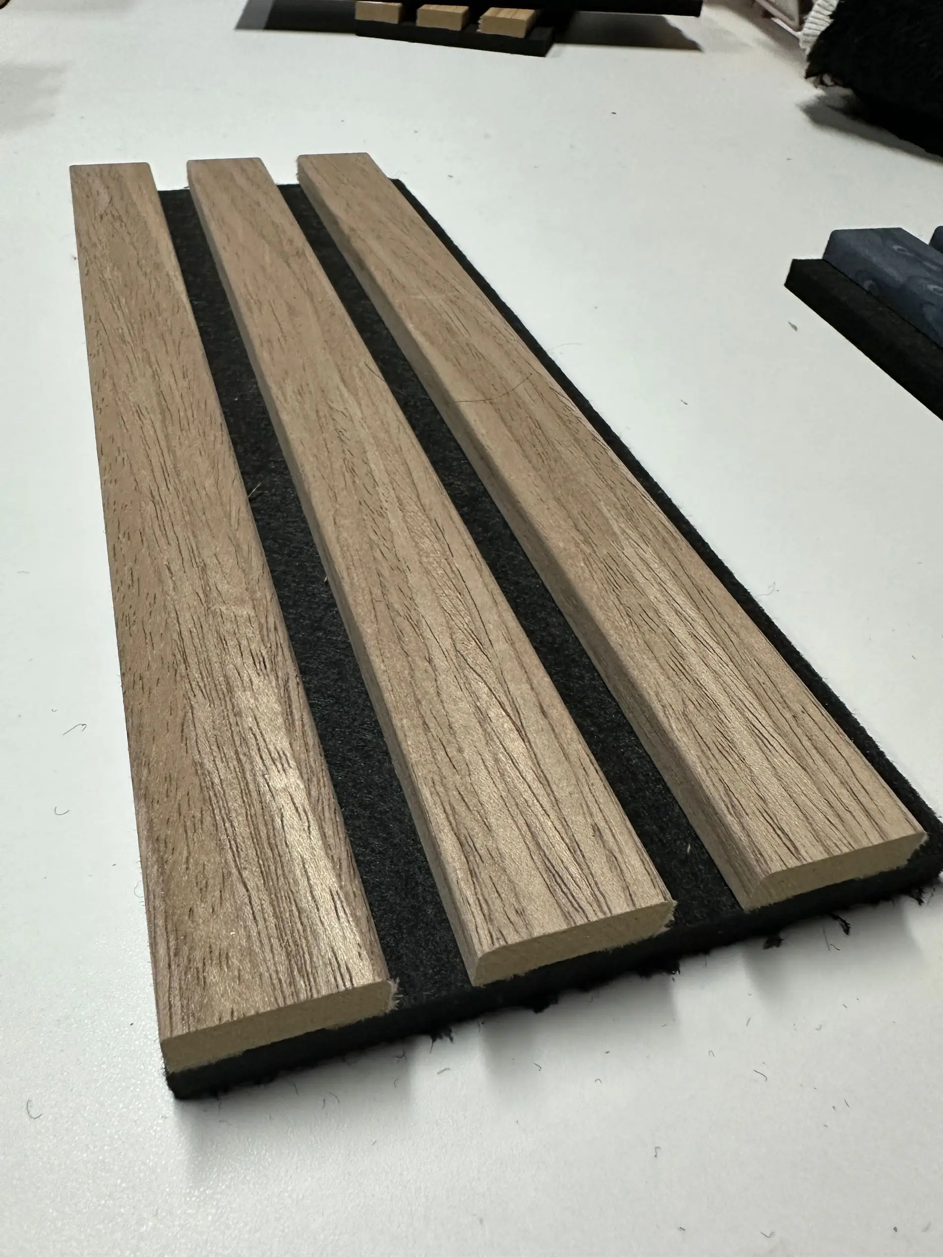KASARO New Design Acoustic Wood Slat Panels Sound-Absorbing Board Mdf Acoustic Wrapped Panels
