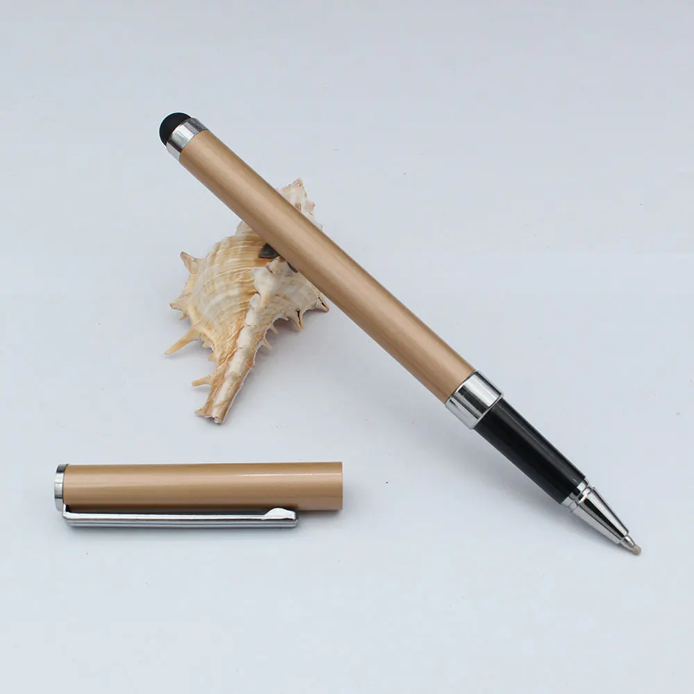 Metal cheap sublimation ballpoint pens stylus touch gel ink pens roller ball roller pens