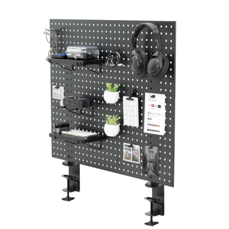 Size-To-Cut Pegboard Wall Display Organizer Garage / Pegboard Organizer Wall / Wood Pegboard Combination Wall Organizer Kit /