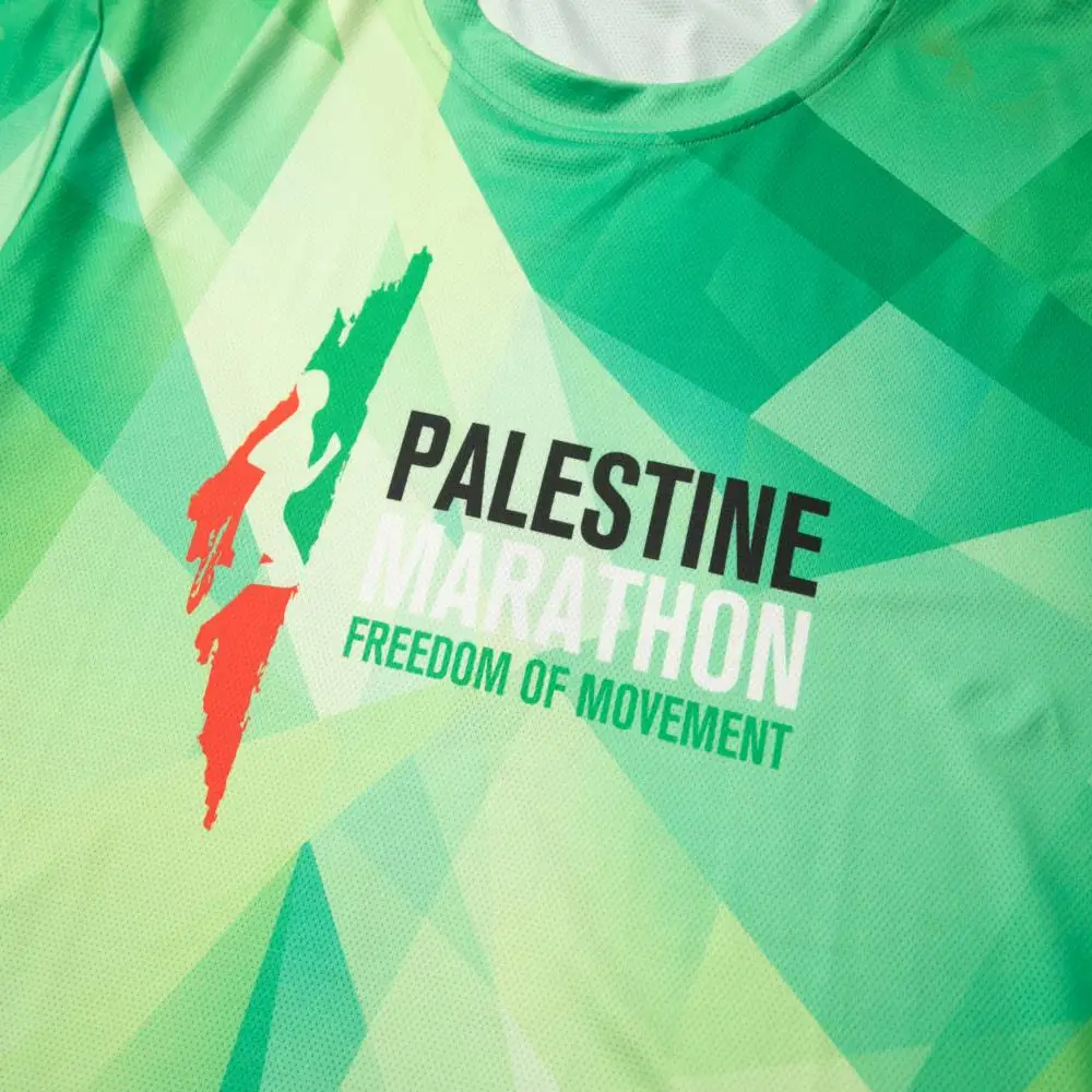 OEM Custom logo Polyester Quick Dry Moisture Wicking shirt  Sport Running Marathon Event Sublimation T-Shirts