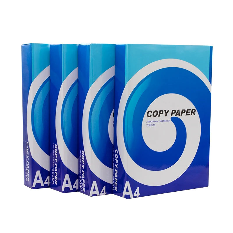 Best Quality 70 Gsm 80Gsm Hard 500 Sheets Double Offset Well Ream Office Printer Printing A4 Size Copy Paper