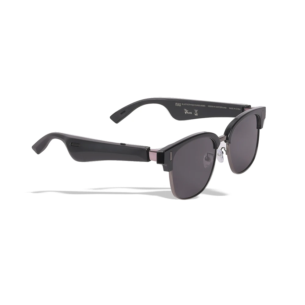 2022 Newest wireless open ear anti blue light Bone Conduction Headset Touch Smart Glasses Sport sunglasses