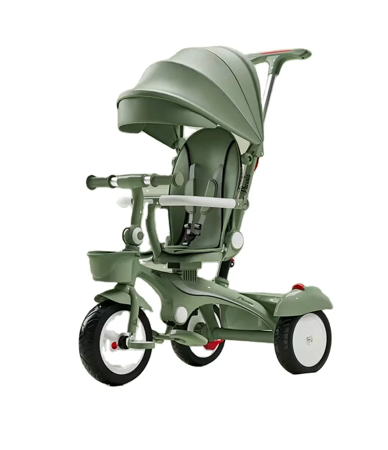 Magnesium Alloy Tricycle for Kids/ Fast Delivery Children 3 Wheels Trike 4 in 1 kids Tricycle