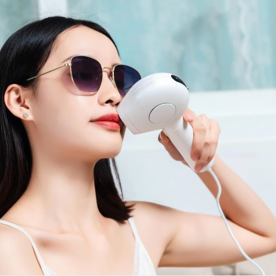 2022 home use freezing point ice cold ipl electrolysis face leg hair removal handset device