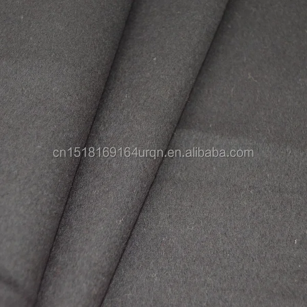 solid woolen cloth  plain dyed color woven wool blend fabric