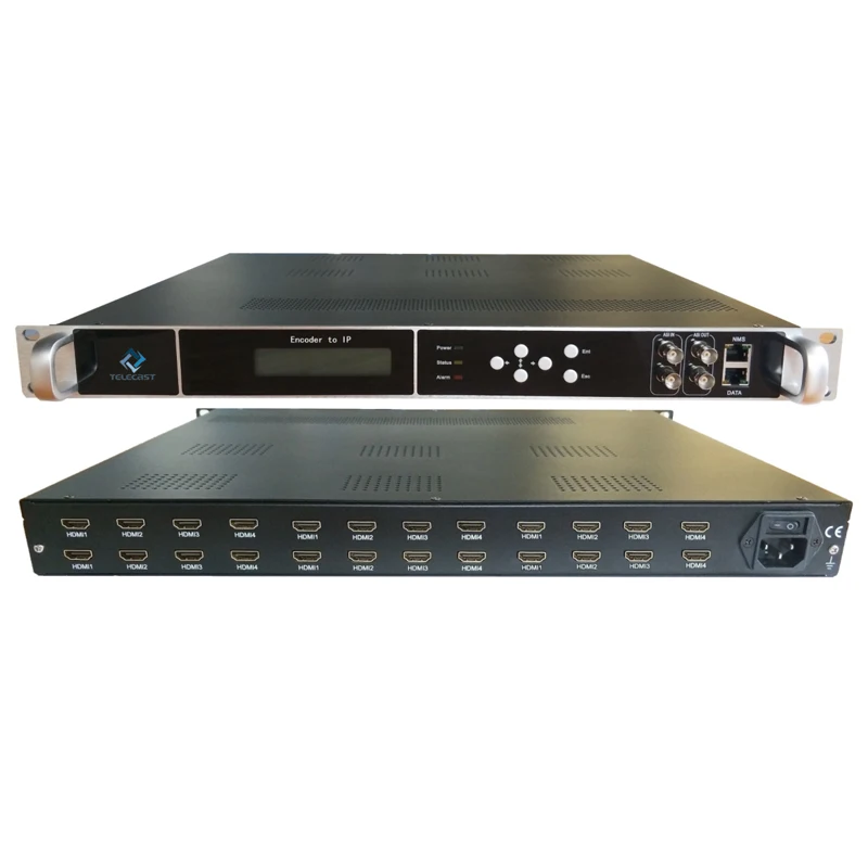 24 В 1 MPEG-4 вход IPTV цифровой кодировщик H.264 IP из кодировщик