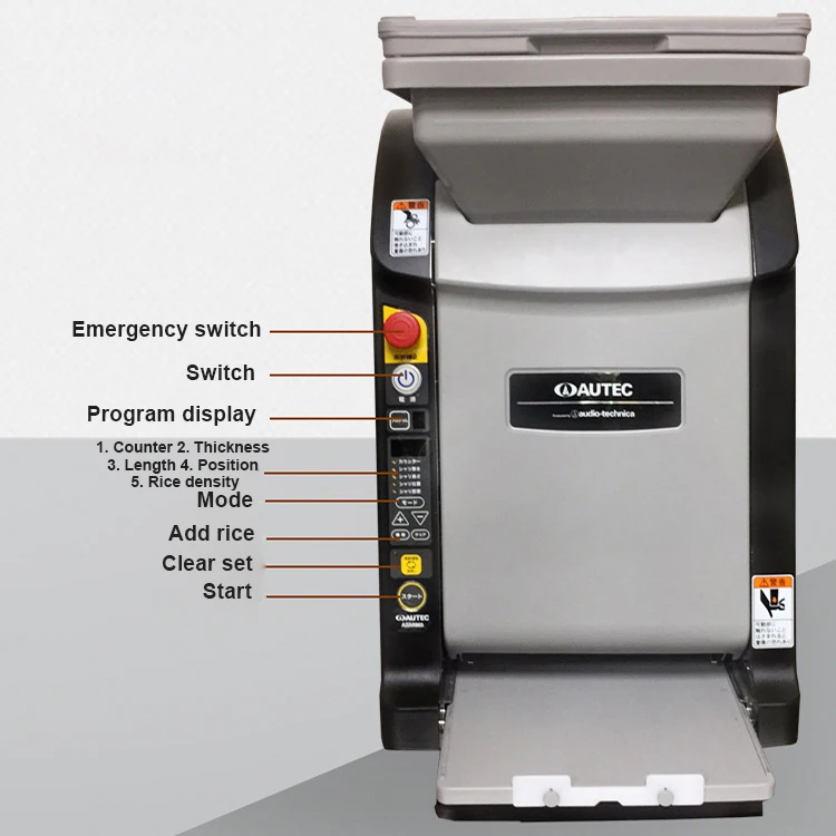 304 Stainless Steel Asm865 Machine High Capacity Sushi Eco-Friendly Robot Sushi Machine