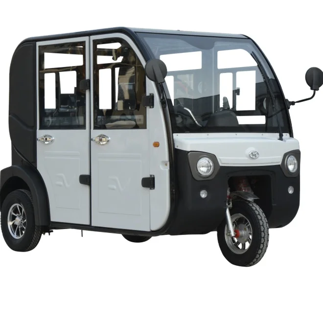 Enclosed 3 wheel motor trike Chinese electric car electric passenger tricycle