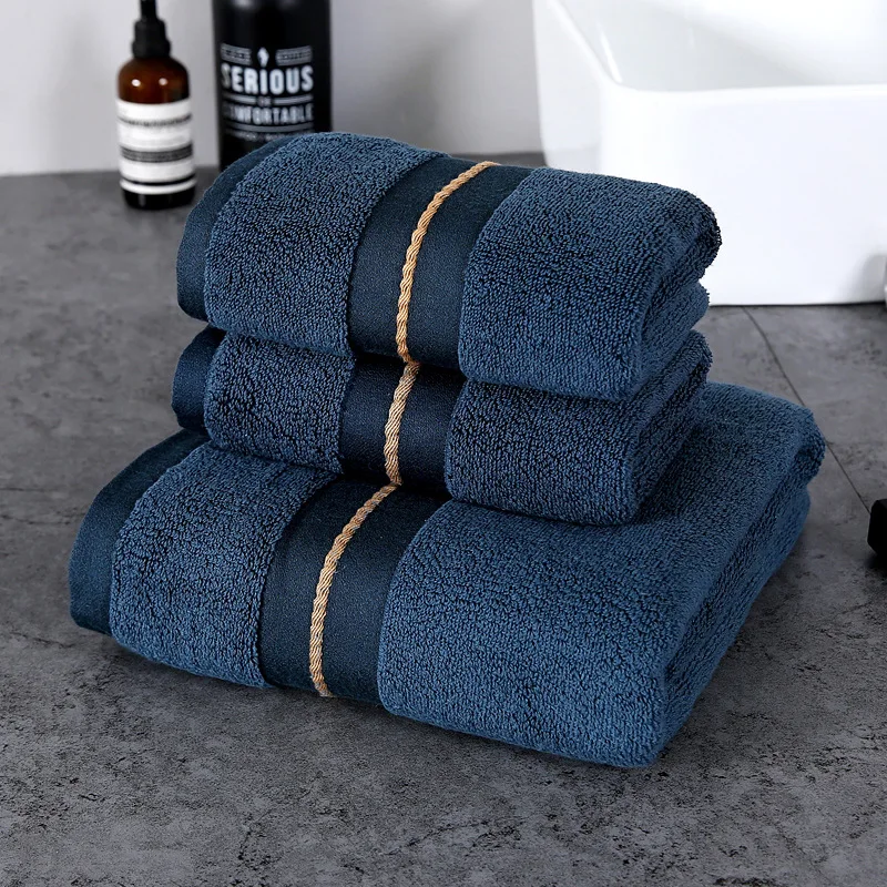 Hot sale custom logo luxury spa hand face towel sets 100% cotton salon hotel hilton towel
