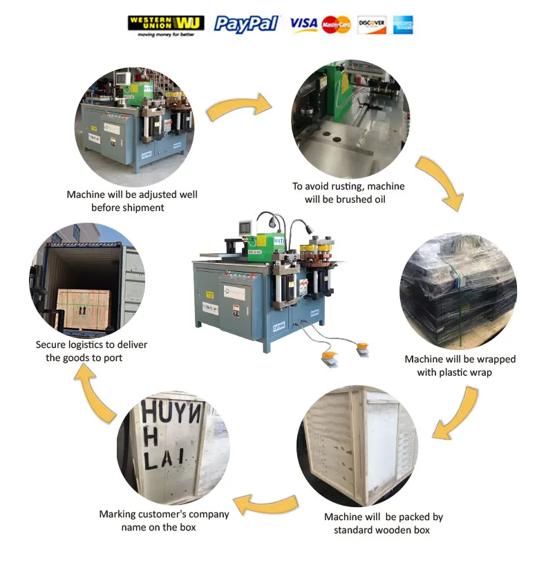 portable busbar machine