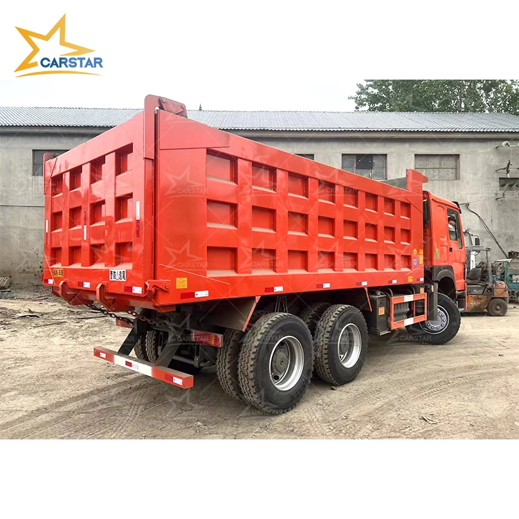 China Made Second-Hand New Left Hand Drive HOWO 8 Wheel Dump Truck Dredging Mining Truck 15 Tons Second-Hand Truck 6*4 Wheel Dum