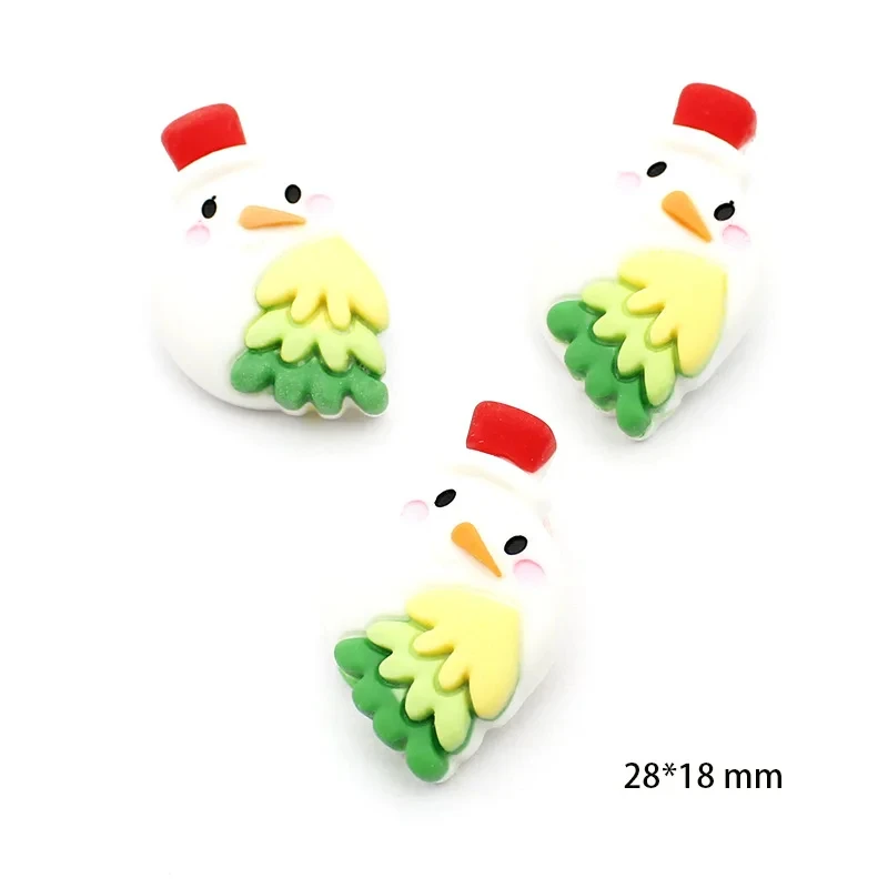 DIY Resin Buttons For Baby Kids Clothes Christmas Tree Bear Santa Sock Decorative Cartoon DIY Sewing Accessories