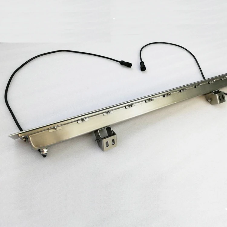 landscape stainless steel dmx512 outdoor rgb IP68 waterproof linear led wall washer lights