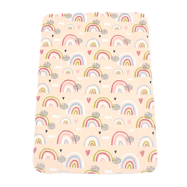 
30 x 40 Inch Wholesale Double Layer Breathable Unisex Minky Warmer Swaddle Personalized Baby Plush Blanket For Winter 