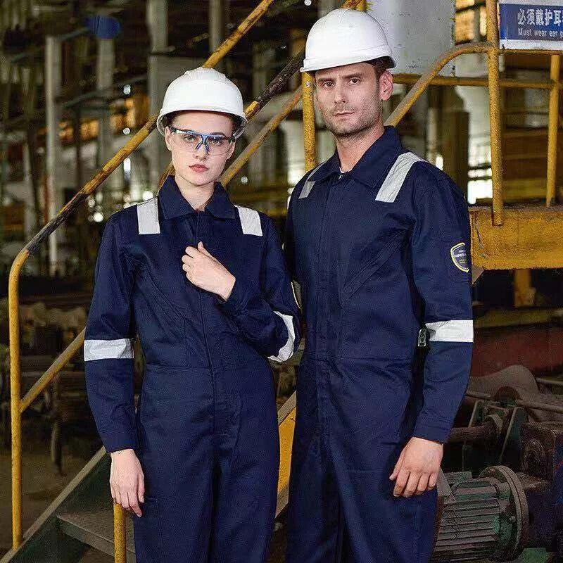 
reflective men uniform work clothing manufacturing safety clothes fire oil resistant waterproof workwear industry uniform 