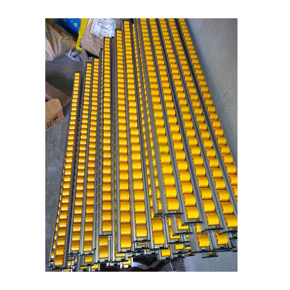
China manufacturer Aluminium alloy roller track placon llight-duty flow rail with plactis wheel 