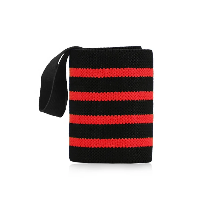 Popular Custom Logo Elastic Adjustable Neoprene Wristband Fitness Gym Wrist Support Tennis Badminton Work Wrist Wrap