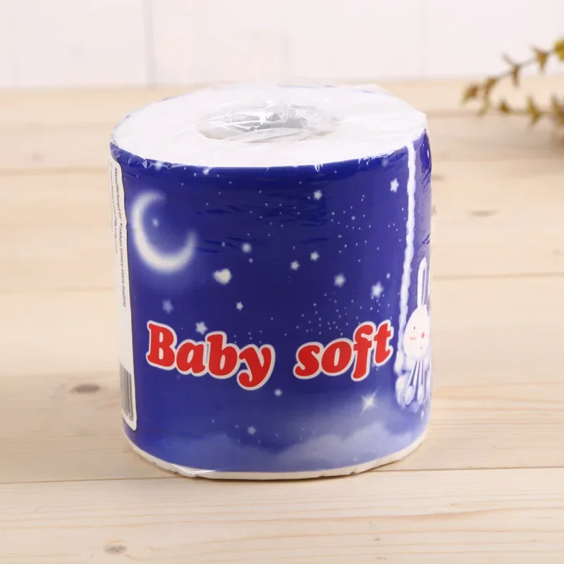 Manufacturer custom 2/3ply virgin wood pulp toliet paper printed wholesale toilet paper tissue hygiene paper