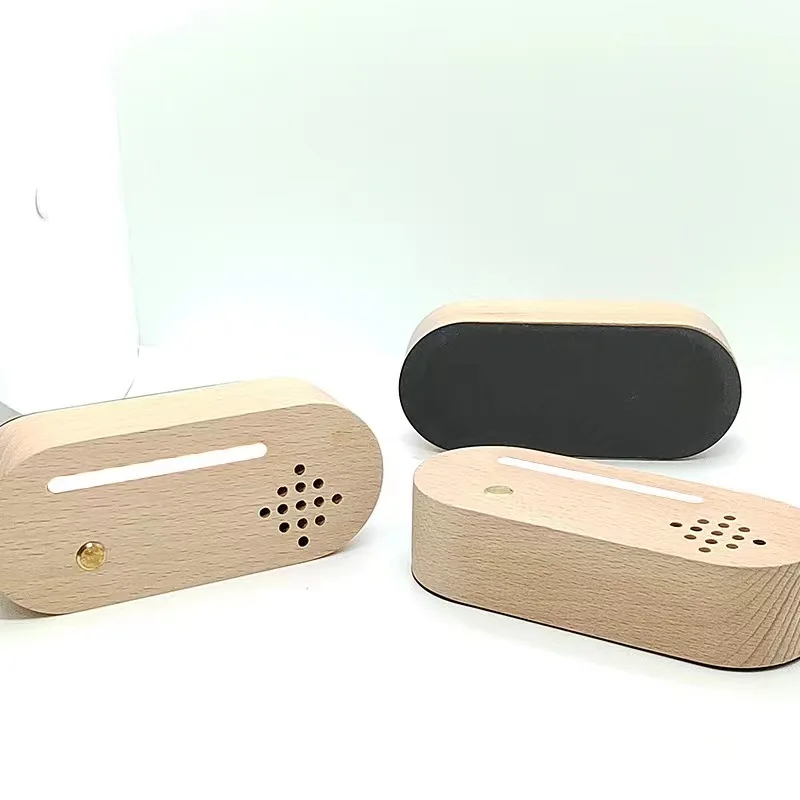 Деревянная Bluetooth музыкальная шкатулка «DIY» ночник база USB Зарядка светодиодная светящаяся