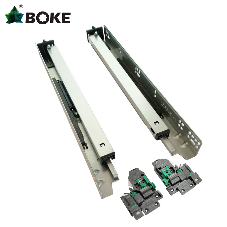 Новый дизайн, дорожки для выдвижных ящиков с 3D пластиковым зажимом для оптовых продаж