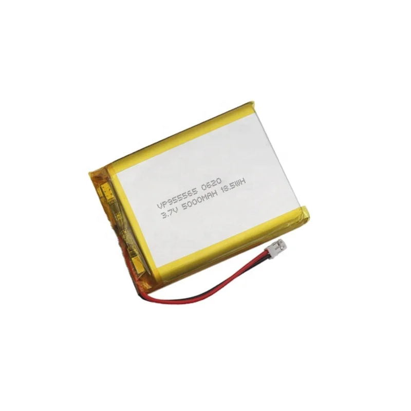 Customized Big Capacity 955565 3.7V 5000mAh Polymer Lithium Battery Cell For Power Bank