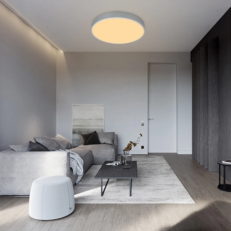 18w Macarons ceiling light LED round wrought iron ultra-thin living room bedroom lamps balcony children ceiling lamp