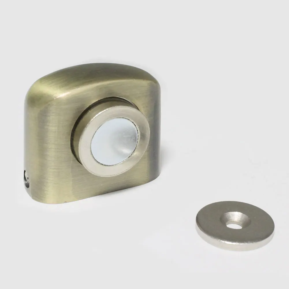 Высококачественная всасывающая дверь невидимая Магнитная дверная пробка из нержавеющей стали с защитой от столкновений