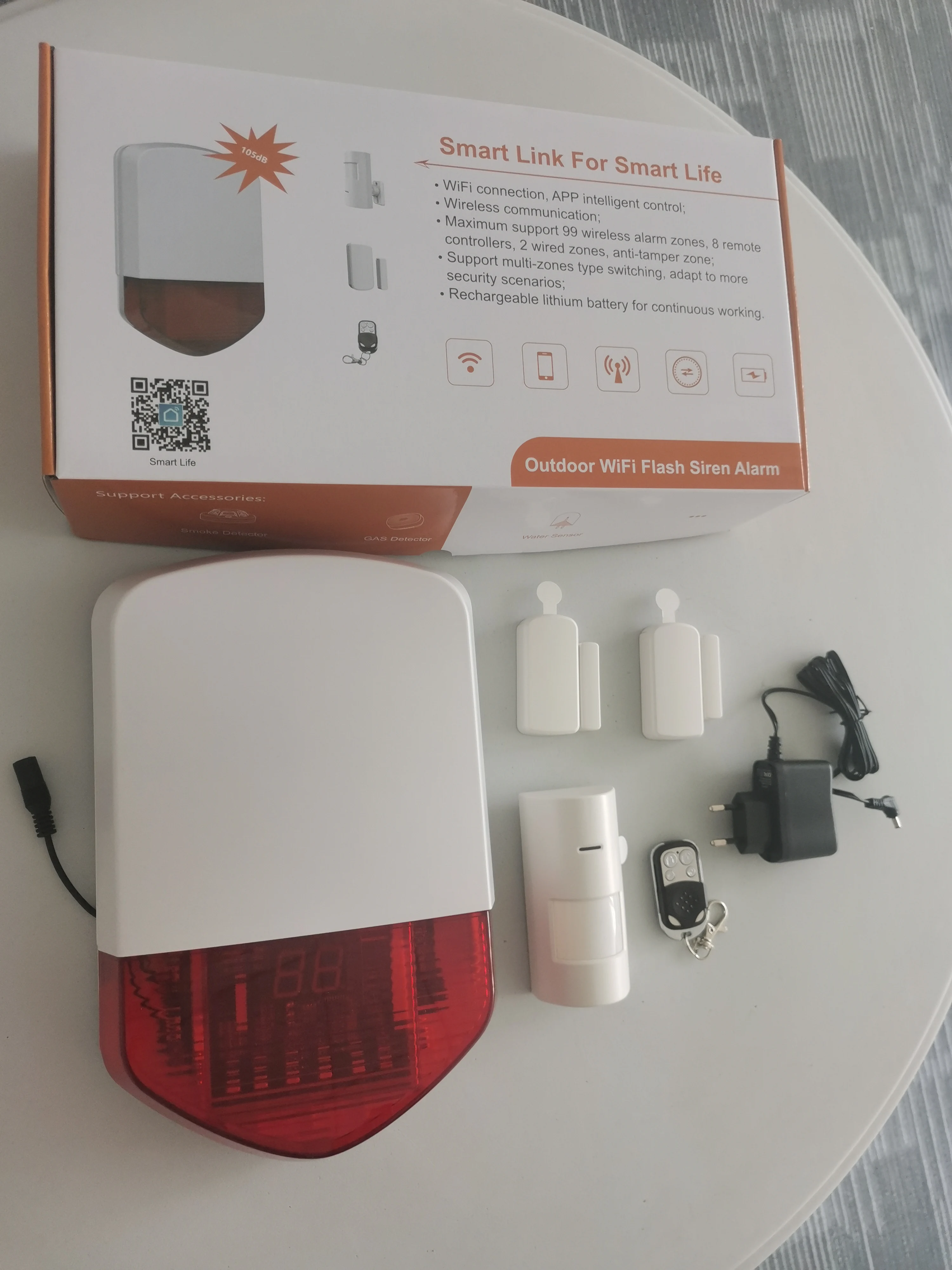 Anti theft burglar intruder Smart Home Security Wireless WIFI GSM Alarm siren  System