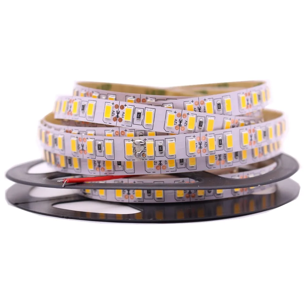 
IP20 IP65 Led Light Strip Waterproof 12V/24V Diode Tape SMD2835 Stripe White/Warm White Led Ribbon Decor TV Background Lighting 