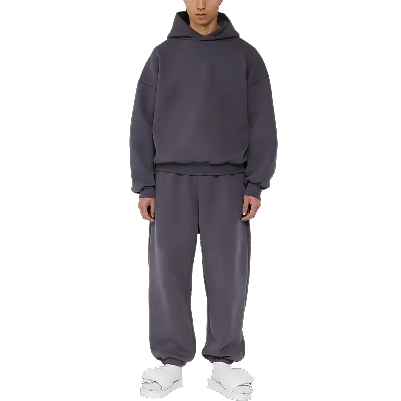 Streetwear Boxy Fit Joggers Men Tracksuit Baggy Tech Fleece Sportswear Tracksuits for Men
