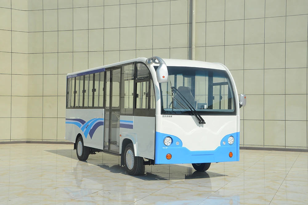 Electric Enclosed 22 Seats Shuttle Bus For School