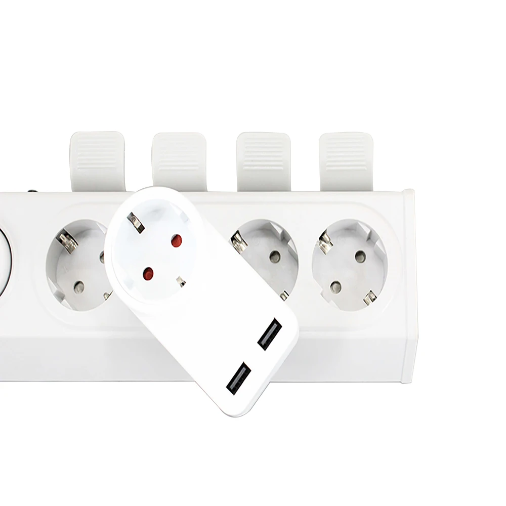 Mnual Rotation Plug Socket  Converter USB Charger Plug Adapter
