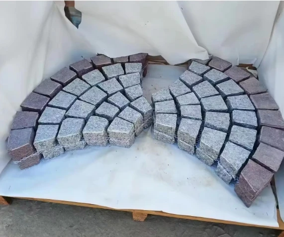 Popular Fan Shape Paving Stone Driveway Customized High Quality Best Price Granite Pavers