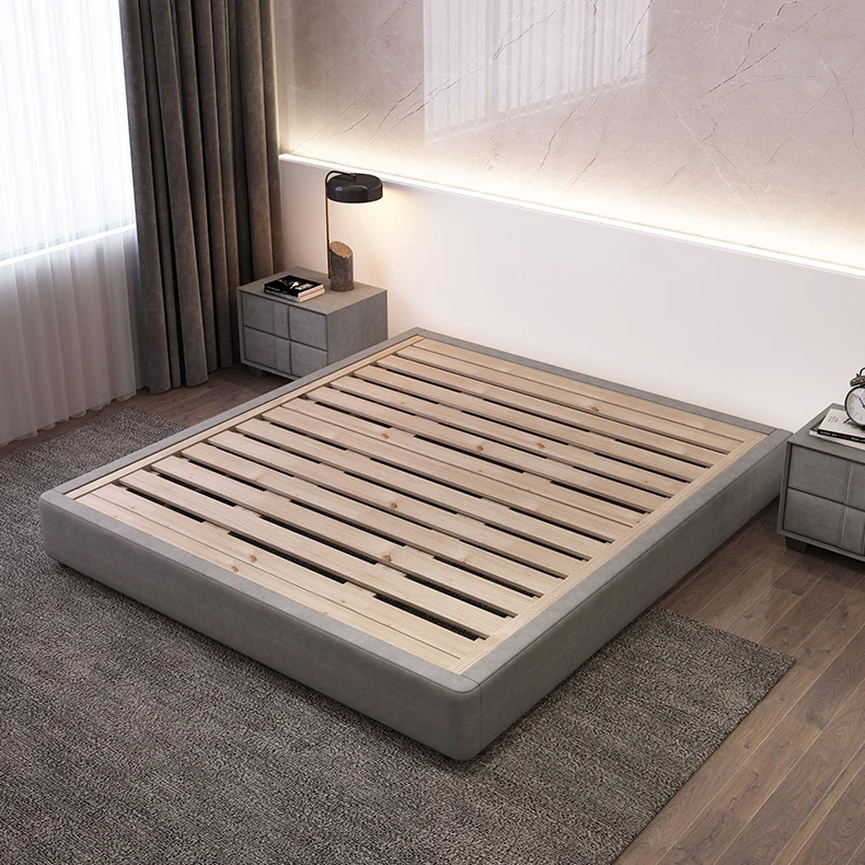 italian tatami design custom white oak queen king size modern storage bed frame with night stands