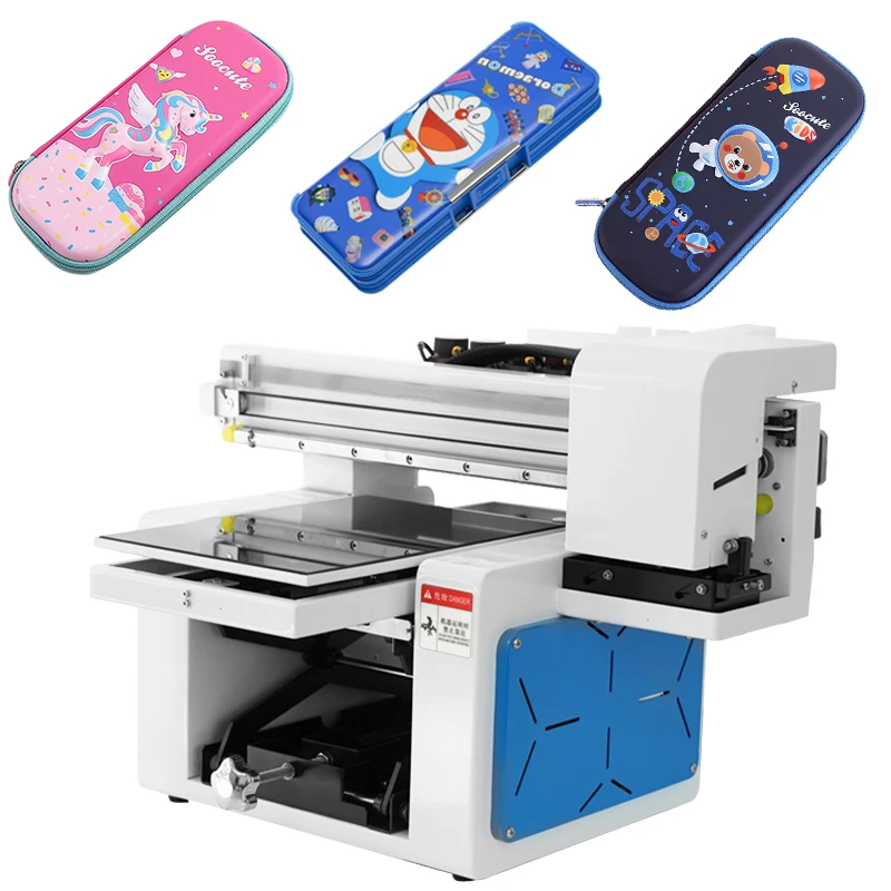 Uv Printer A4 Flatbed for Glass Wood PVC Leather Acrylic Phone Case Inkjet Large Format Small Glass Perfume Bottle Uv Printer