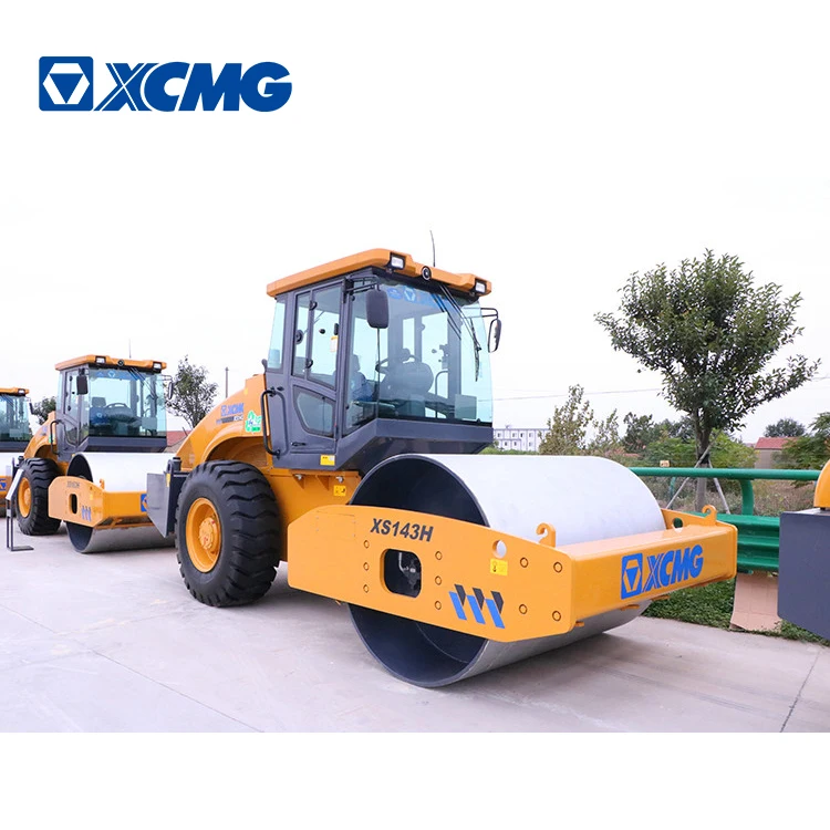 XCMG 14 ton hydraulic single drum vibratory road roller XS143H price