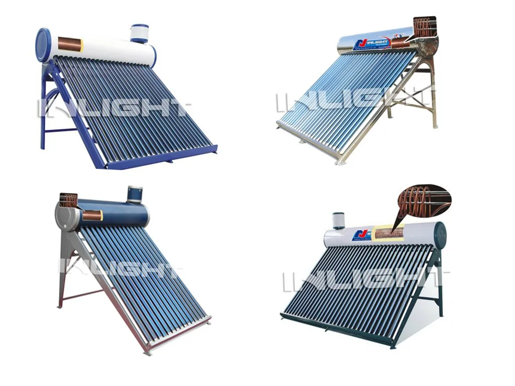 Copper Coil Pressurized Solar Water Heaters