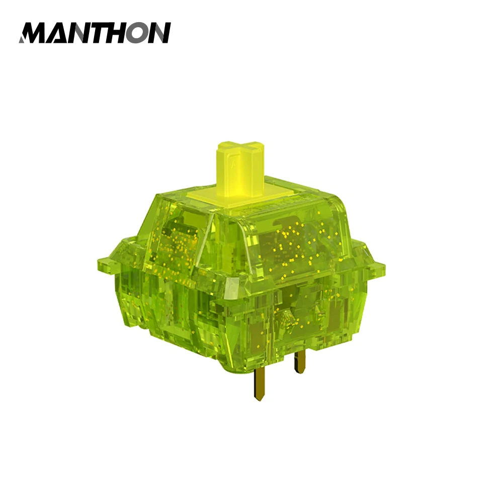Клавиатура Ajazz Diced Fruit Kiwi 3 Pin 50gf Force, прочный тактильный выключатель 80M MX, переключатель для клавиатуры