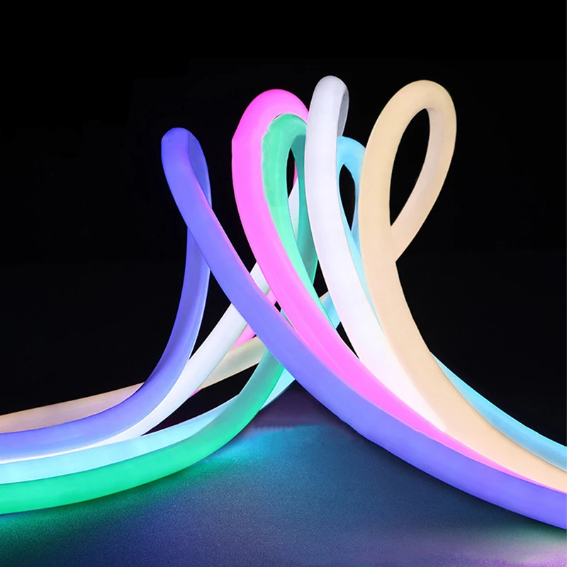 Custom Professional 12V 24V Flex Neon Led Tube Rope Strips Light 360 with Wonderful High Quality High Cri 90 Pure Soft Silicon