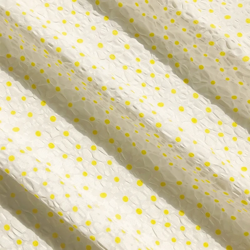 80*80 Factory direct sale The new fashion 100% cotton printed bubble fabric