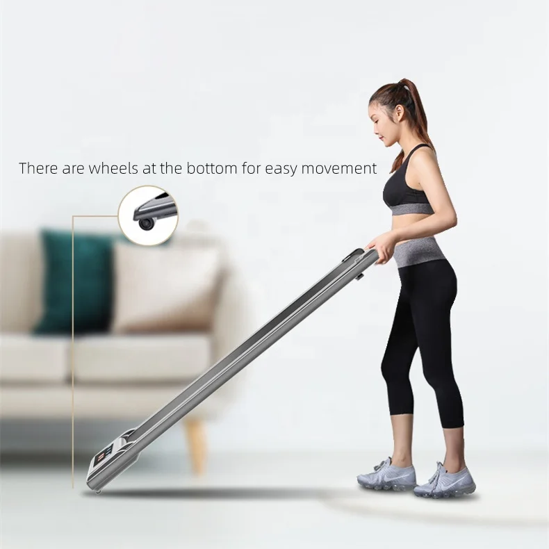 Wellshow Sport Under Desk Electric Treadmill Motorized Exercise Machine with Remote Control and LED Display