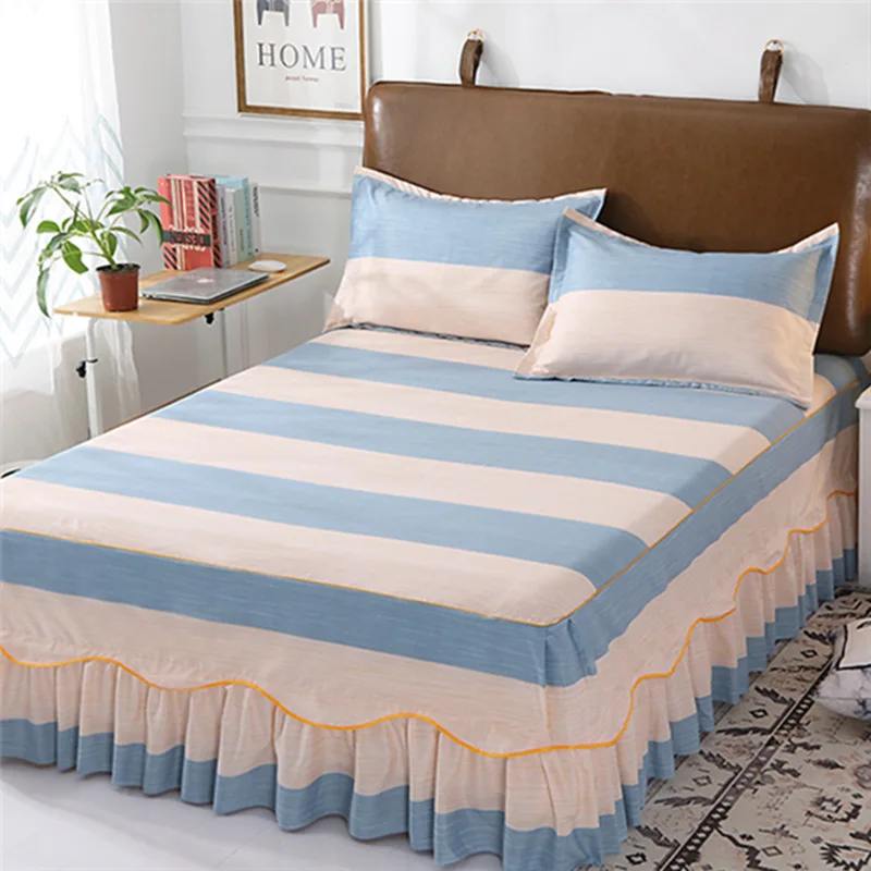 Sunny Textile Wholesale Printed Aloe Cotton Bed Skirt
