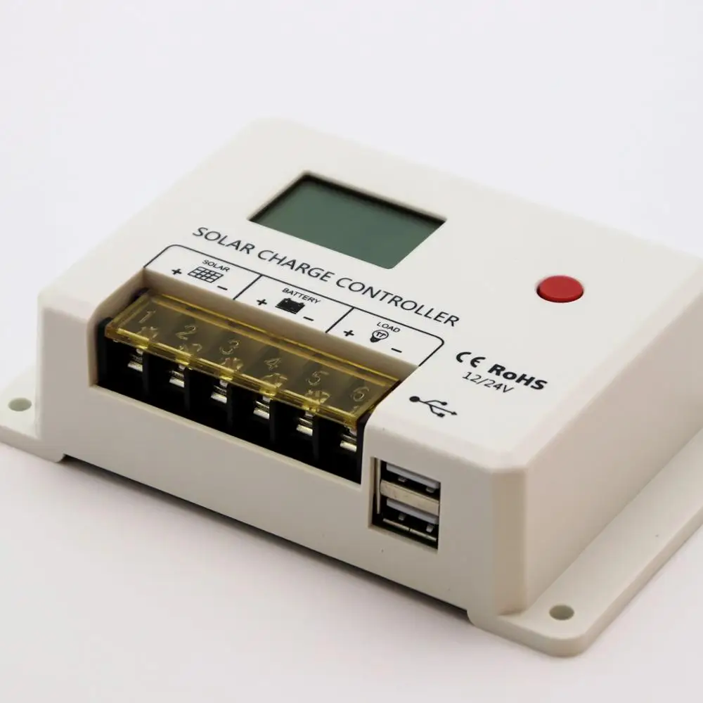 SRNE Solar PWM Solar controller HC series HC2410 HC2420 HC2430 10A 20A 30A solar controller 12V 24V PWM solar controller