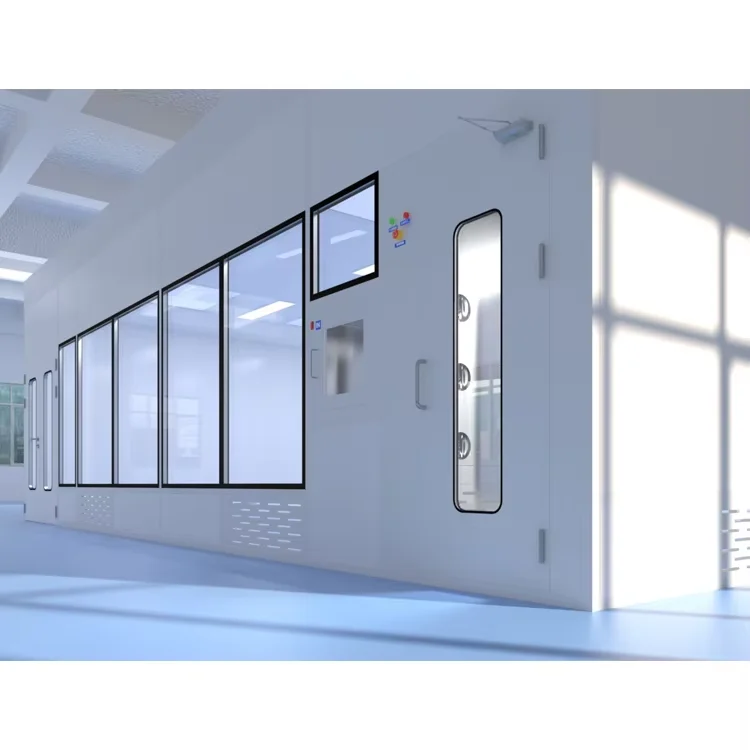Cost Saving Cleanroom Engineering Equipment Prefabricated GMP Modular Clean Room for Biological Pharmacy Dust Free Room