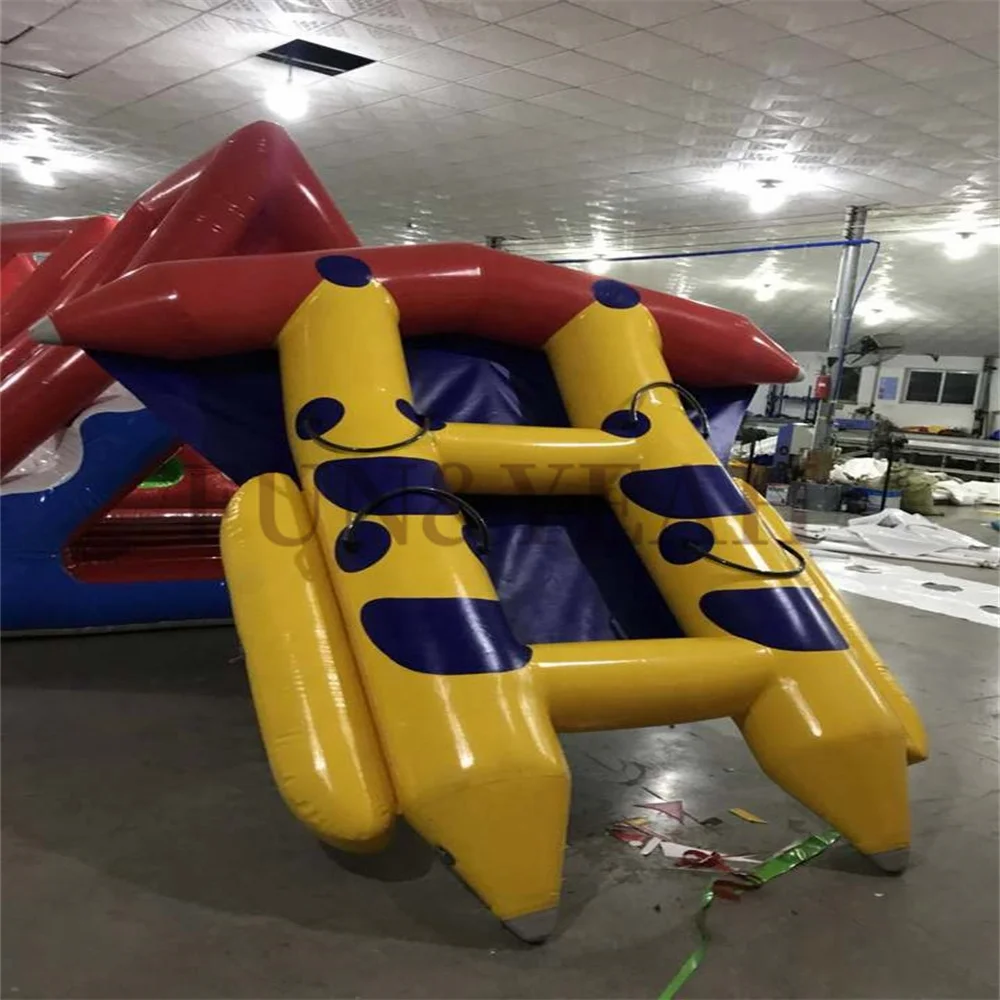 Inflatables float fly fish water sports boat inflatable float tube fishing flying boat pontoon