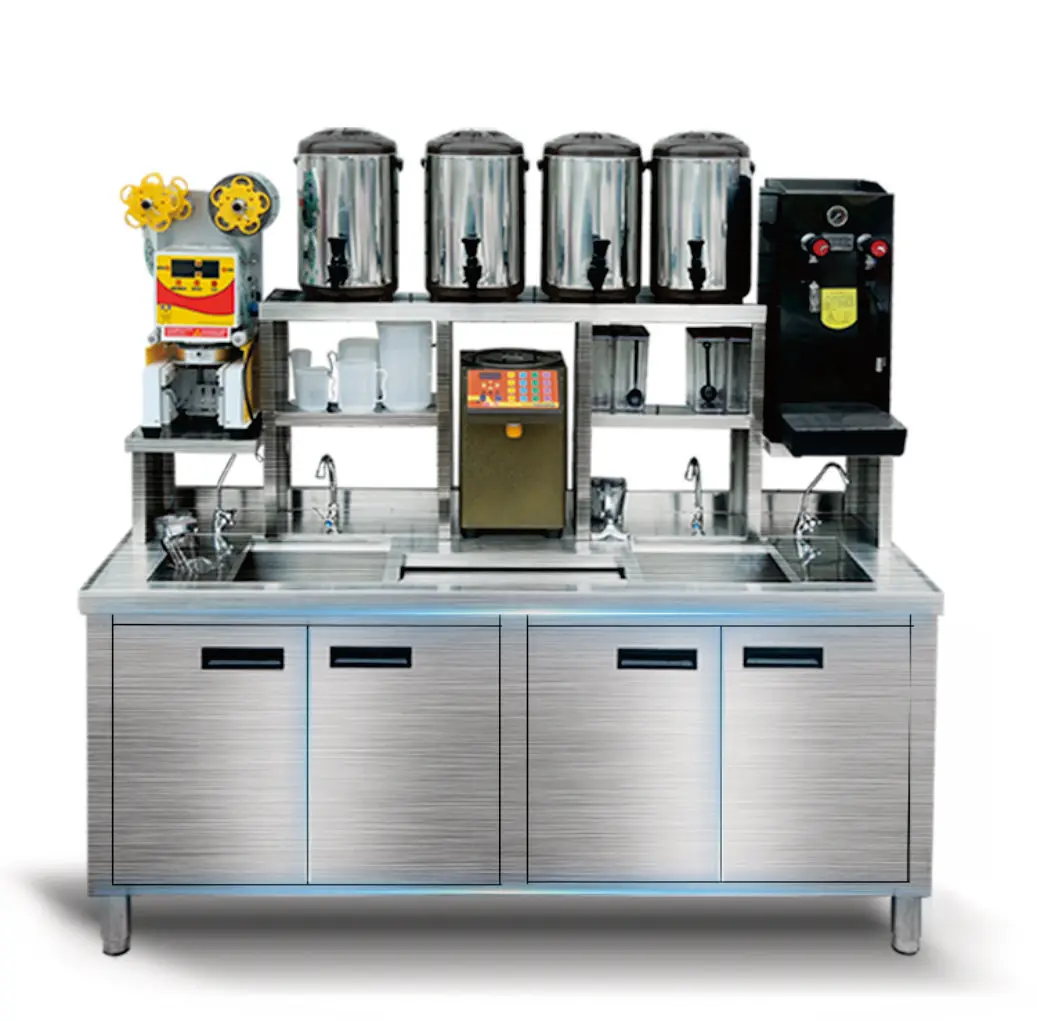 
Popular Salad coffee Bar equipment with commercial layout design 