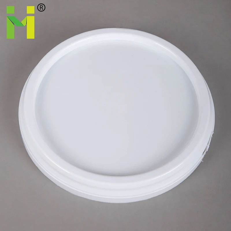 3 liter food grade plastic bucket 3L plastic pails with  lid  and  handle white