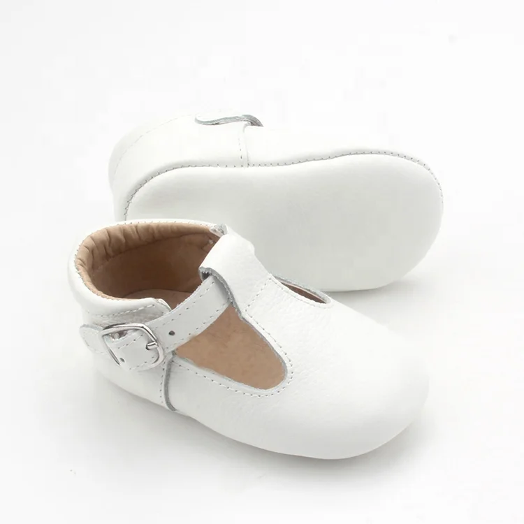 High Quality Hot Sale Leather T Bar Baby Shoes Soft Sole Dress Kid Shoes for Boys Girls