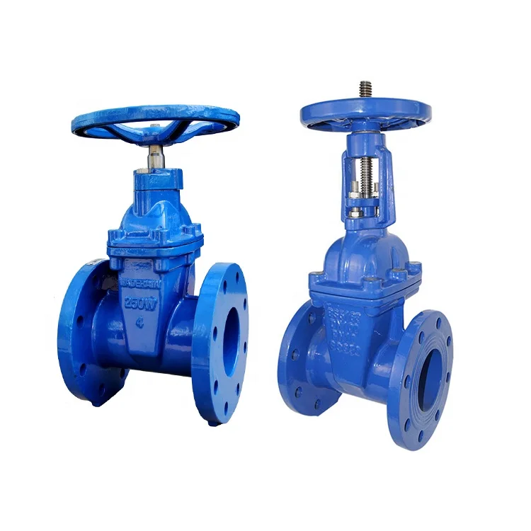 DIN3352 F4/F5 чугунный фланцевый упругий сидячий неподъемный водяной